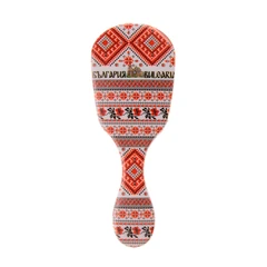 Четка за коса, Български шевици, Пластмасова, 14х6 см